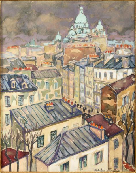 Montmartre vu du ciel