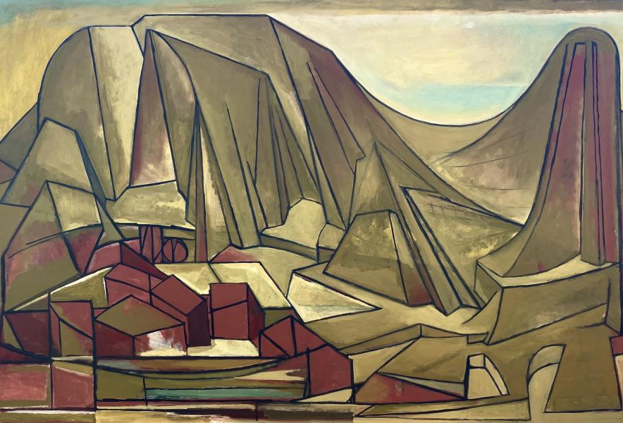 Blocs rouges et montagnes, août 1980