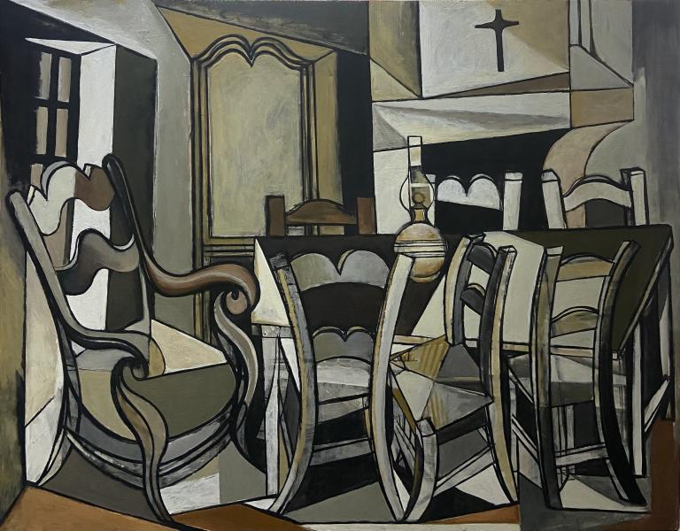 Dans la salle à manger, Savacane, juin 1977