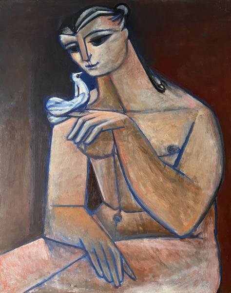 Nu à la colombe, juillet 1979